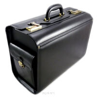 Kufer skórzany lotniczy, torba lekarska N-02 M