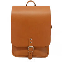 TORBA RAPORTOWKA, LISTONOSZKA, VINTAGE, JUCHT 0021 Koniak